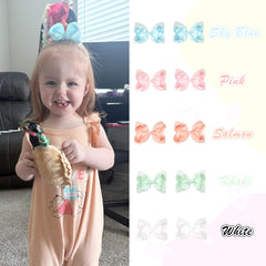 CÉLLOT bow clipped in toddler hair showing neat everyday style