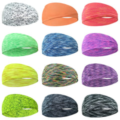CÉLLOT headband worn during yoga demonstrating sweat-wicking benefit