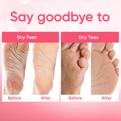 CÉLOR after results with visibly softer feet and renewed skin