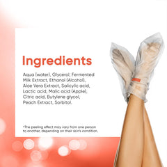 CÉLOR lifestyle image with relaxed feet and peach scent suggesting self-care
