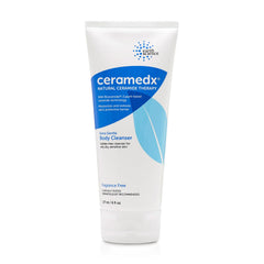 Ceramedx front bottle showing product and gentle formulation benefit