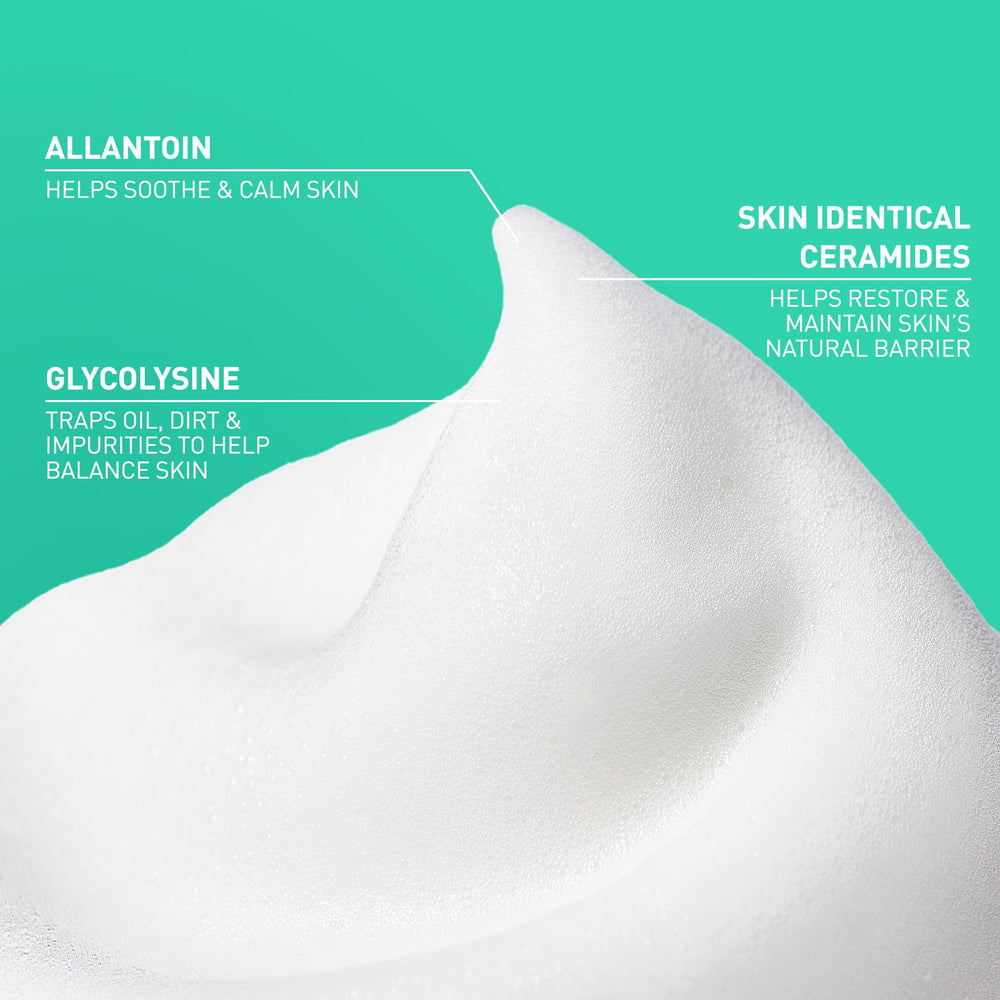 CeraVe close-up label highlighting key ingredients for informed ingredient benefits