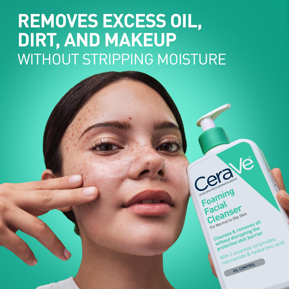 CeraVe gel texture on fingertip demonstrating smooth pumpable formula benefit
