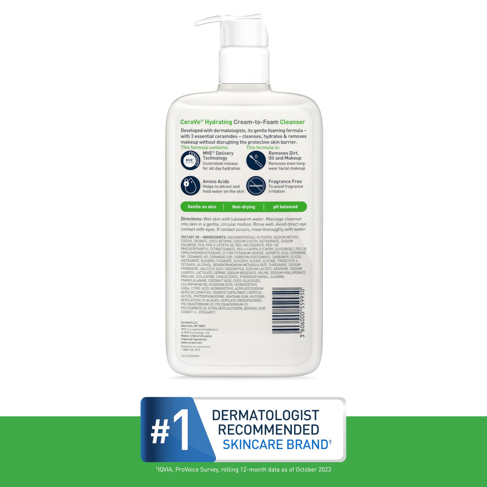 CeraVe cleanser in bathroom routine demonstrating daily hydration benefits