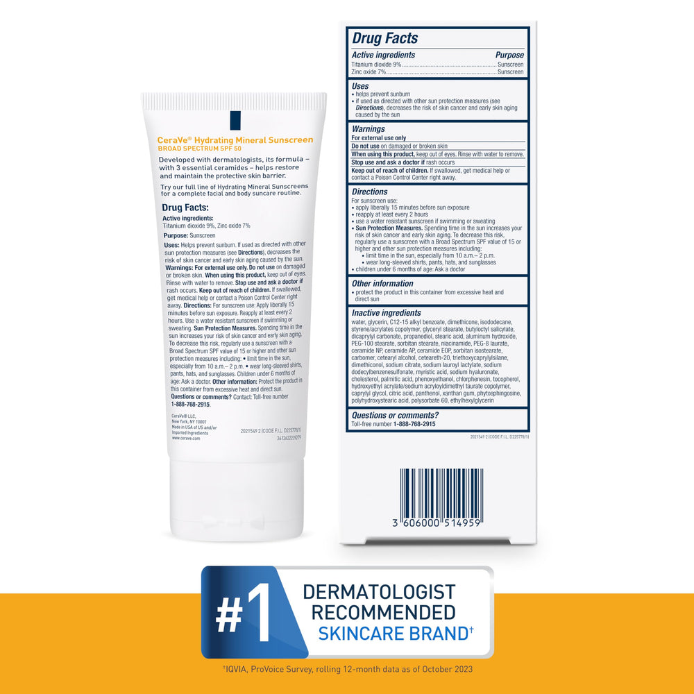 CeraVe mineral sunscreen layered under makeup illustrating compatibility and smooth finish