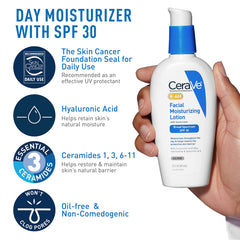 CeraVe PM moisturizer label close-up highlighting niacinamide and barrier support