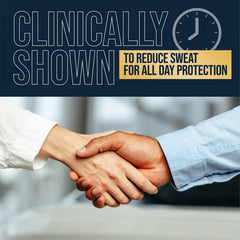 Certain Dri applying lotion to palms demonstrating easy nightly routine