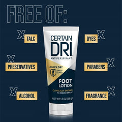 Certain Dri on bathroom counter demonstrating daily routine convenience