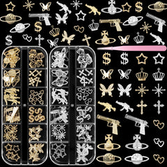CESUSME front packaging showing mixed silver gold charms and quantity benefit