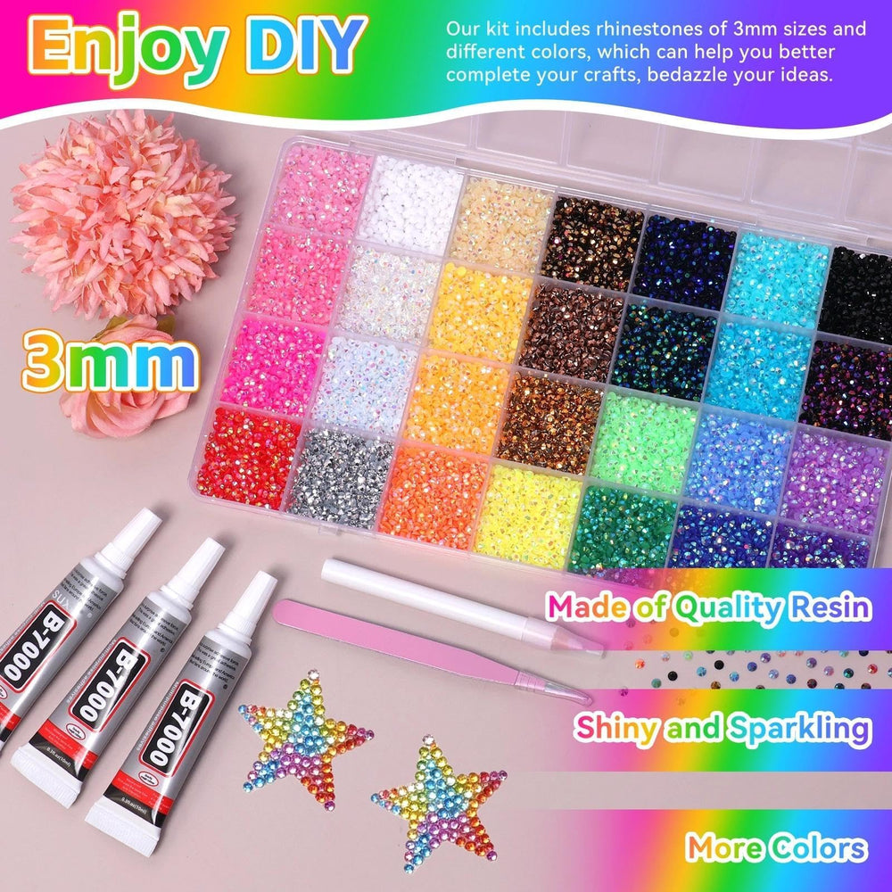 CESUSME rhinestones decorating a tumbler adding durable shine and visual pop