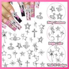CESUSME metal charm close texture showing polished silver sheen for long-lasting brilliance