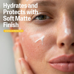 Cetaphil sunscreen applied on hand showing easy blend and coverage