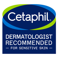 Cetaphil before and after gentle cleanse showing balanced skin appearance