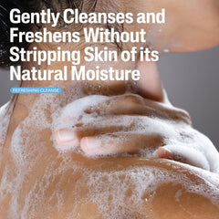 Cetaphil bottle label close-up highlighting ingredients and dermatologist-tested claim