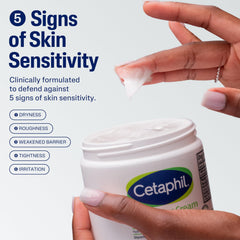 Cetaphil used on elbow and knee illustrating smoother, nourished skin