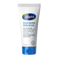 Cetaphil front label of 6 fl oz tube showing product name and gentle benefits