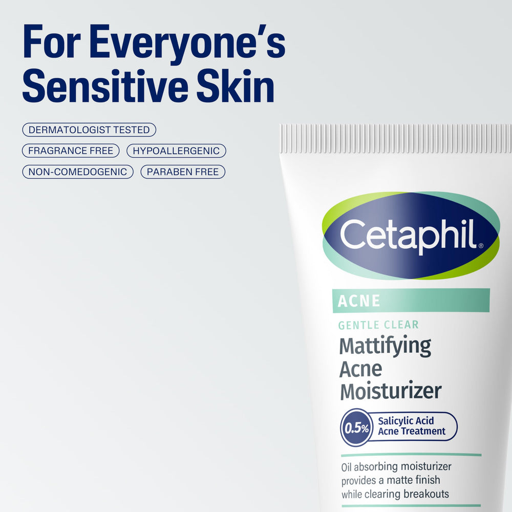 Cetaphil in bathroom routine with towel showing easy layering under sunscreen
