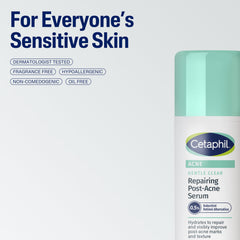 Cetaphil product label and ingredients list emphasizing hypoallergenic formula benefit