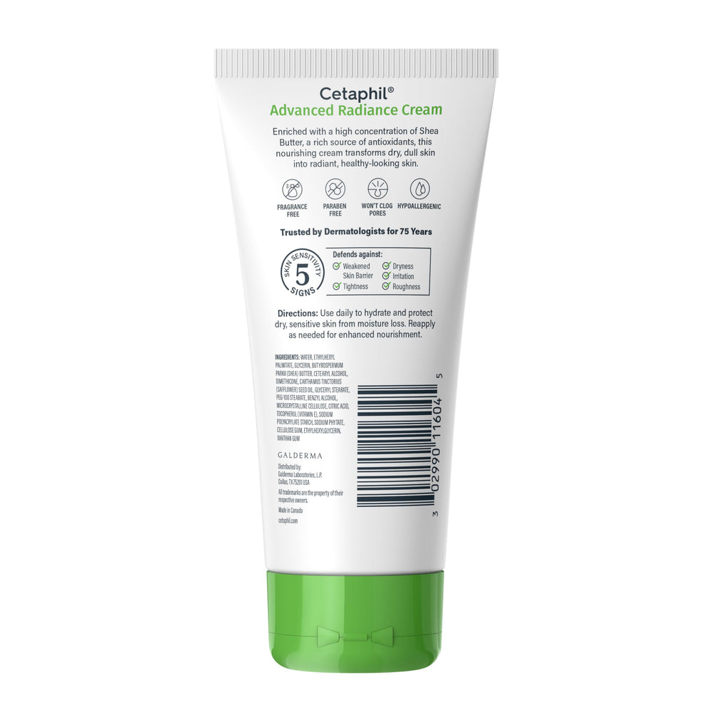 Person applying Cetaphil to legs showing smooth, hydrated skin benefit