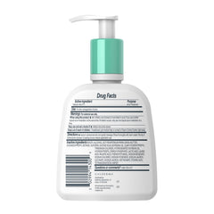 Lifestyle bathroom shelf with Cetaphil bottle showing everyday routine benefit