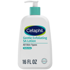 Cetaphil front pump bottle showing packaging and easy dispensing benefit