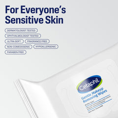 Using Cetaphil wipe on eye area to remove mascara with minimal irritation