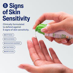 Cetaphil pump close-up demonstrating easy dispensing for daily use