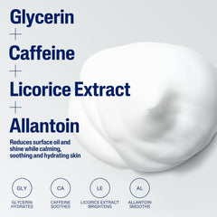 Cetaphil pump dispensing foam to show controlled use and minimal waste