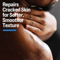 Cetaphil lotion texture close-up showing creamy non-greasy finish