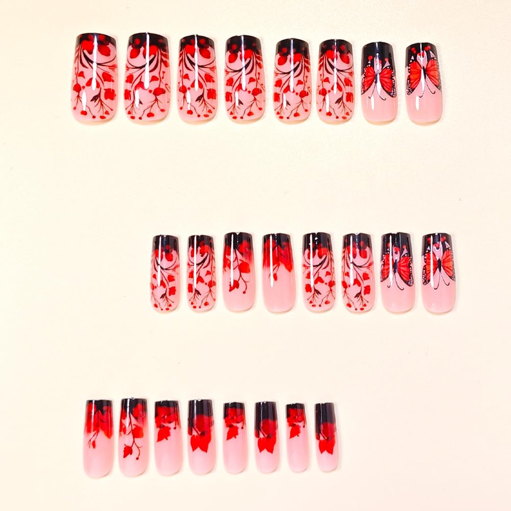 CEWEWP black French tip detail showing sharp lines and modern contrast