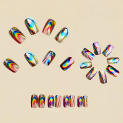 CEWEWP detailed close-up of gradient shimmer emphasizing glossy color and salon finish