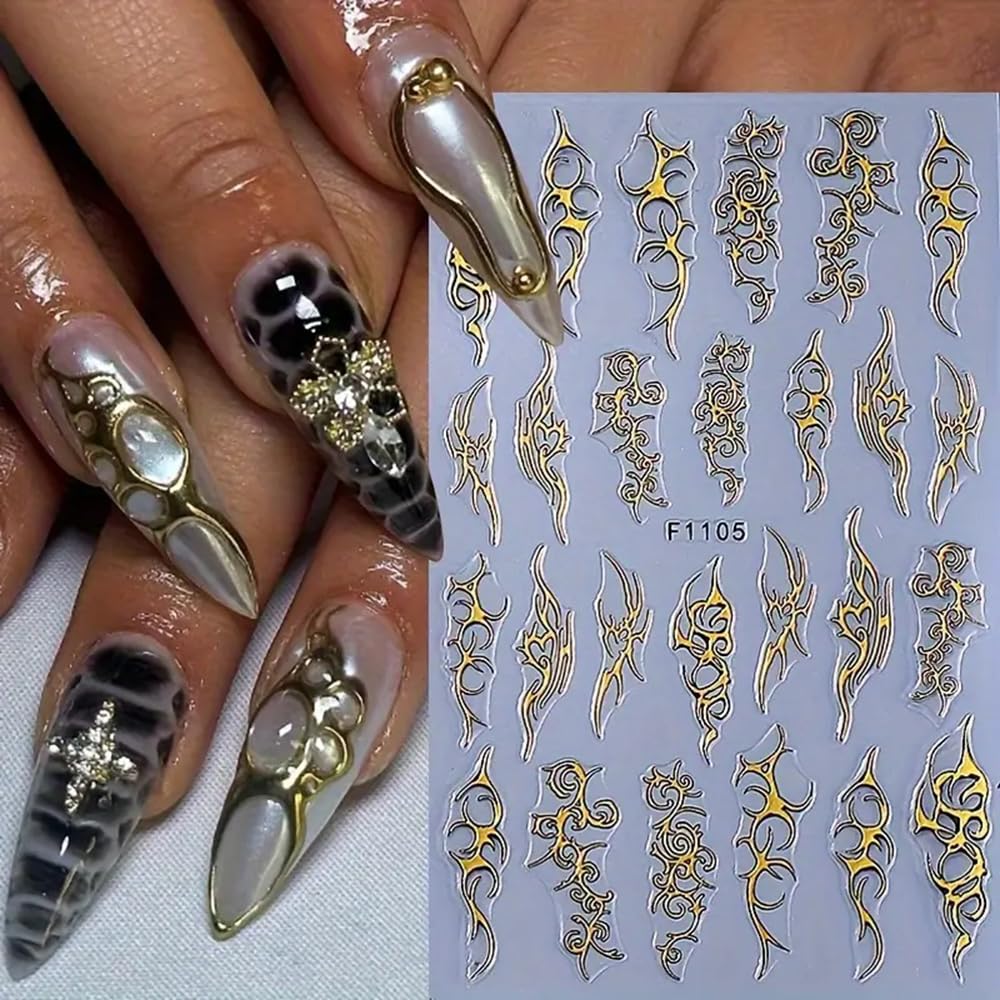 CEWEWP close-up of gold and silver flame lines for precise accents