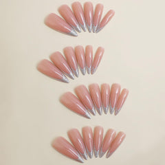 CEWEWP side profile glossy almond shape highlighting length and smooth curve benefit