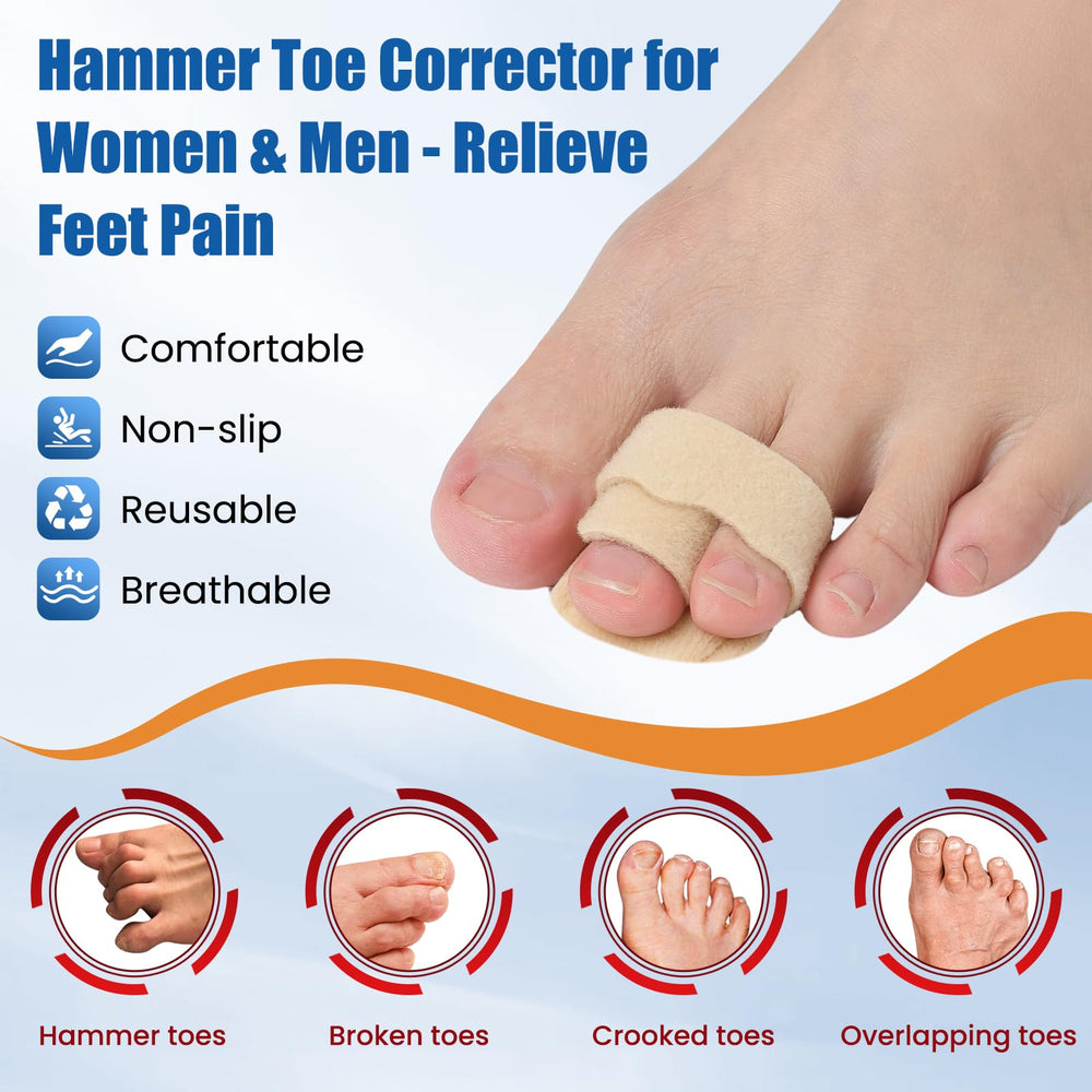 CEYOME toe straightener inside sneaker showing comfortable wear and reduced rubbing
