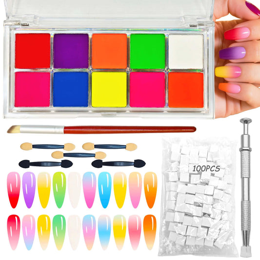 cgllwnmix front box shot showing complete 10-color kit and tools for easy setup