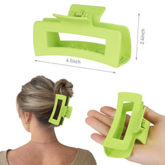 CHANDAT clip holding thick hair in a bun demonstrating secure, non-slip hold