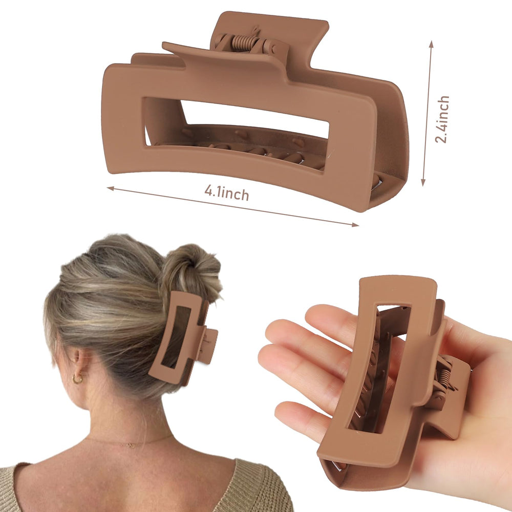 CHANDAT clip securing thick ponytail for a secure, comfortable hold