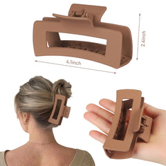 CHANDAT clip securing thick ponytail for a secure, comfortable hold