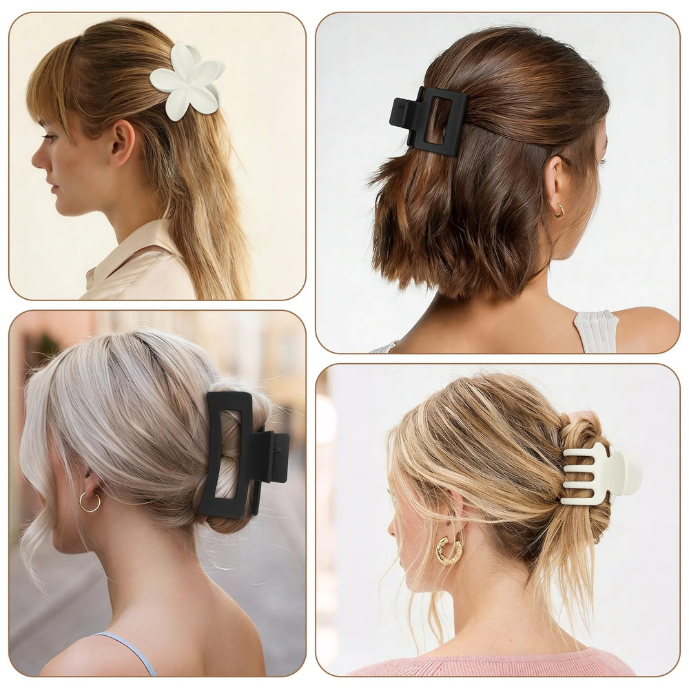 CHANDAT clips styled with jewelry showing neutral colors complement outfits