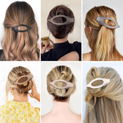 CHANDAT flat clips spread showing all colors for versatile styling benefit