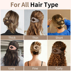 CHANDAT flat-profile clip lying flush against head for pressure-free comfort