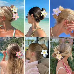 CHANDAT six clips flatlaid on towel showing easy-access, travel-friendly set