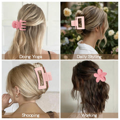 CHANDAT clips on bathroom counter ready for makeup and getting dressed