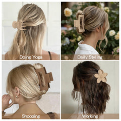 CHANDAT woman wearing clip outdoors showing everyday style and secure hold benefit