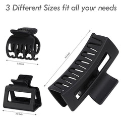 CHANDAT detailed shot of square clip showing strong hold for thick hair