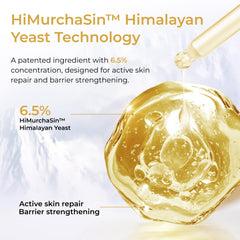 CHANDO HIMALAYA ampoule poured beside unfolded mask demonstrating easy application