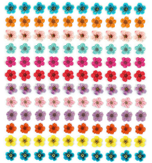 CHANGAR front packaging showing 120 mini dried flowers, clear display and size benefit