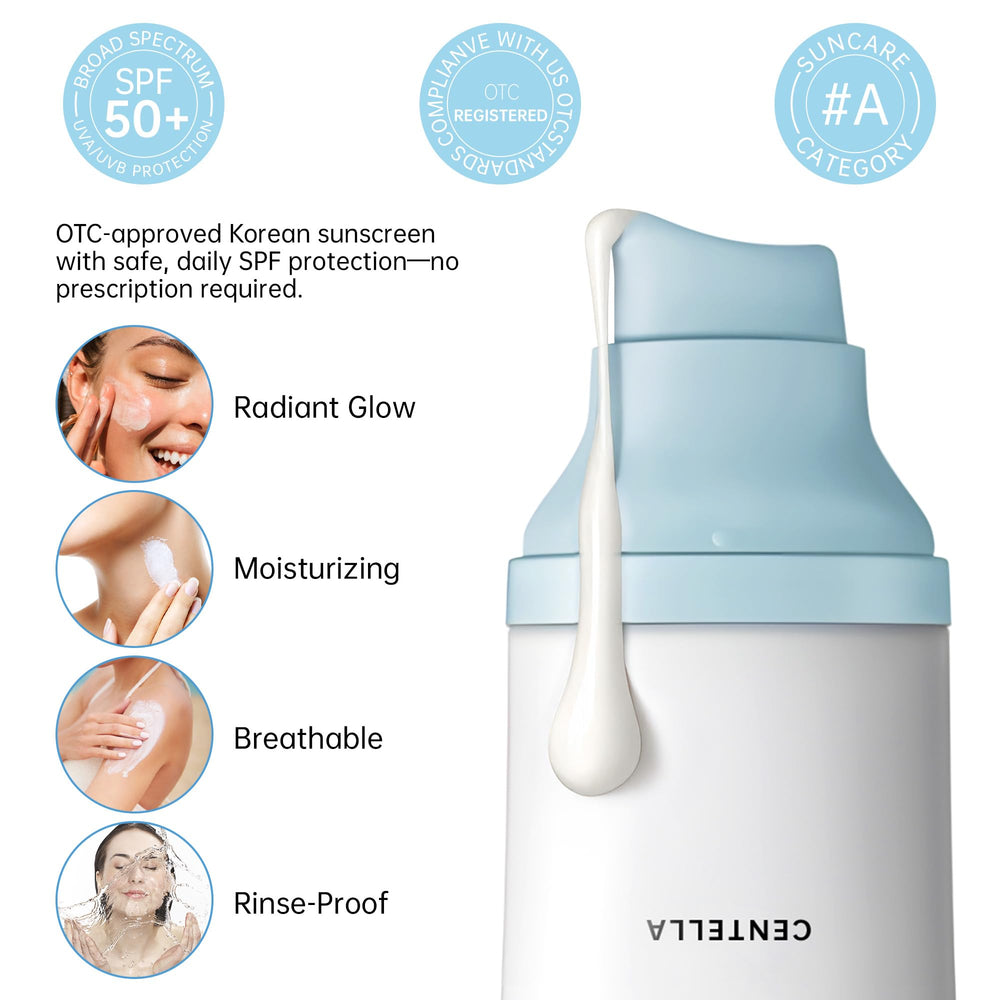 CHANGARLOAD applying sunscreen on face for hydrating SPF 50 plus protection