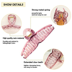 CHAOBANG clips in use holding a high ponytail securely and comfortably