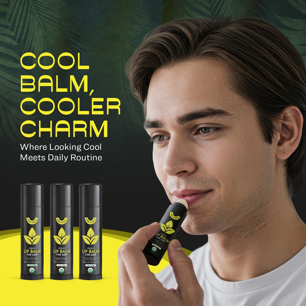 ChapChamp lifestyle outdoors on a jacket pocket protecting lips from wind